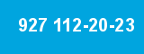 927 112-20-23 927 112-20-23